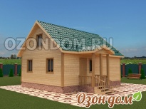 Дом каркасно-щитовой 6х8 Кириши