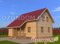 Каркасный дом 8х7.5 Великий Новгород