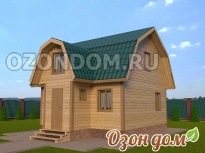 Щитовой дачный дом 6х6 Серпухов