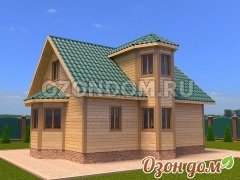 Каркасный дом 7х8 Никольское
