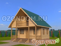 Каркасный дом 6х6 Кингисепп