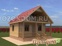 Дом 6х6 с балконом Великие Луки