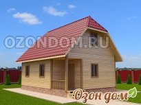 Каркасный дом 6х8 Отрадное