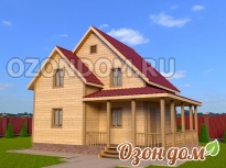 Каркасный дом 7х8.5 Колпино