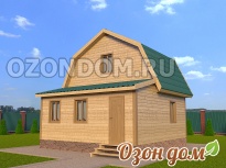 Дом из бруса 6х6 Высоцк