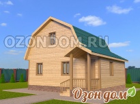 Каркасный дом 6х7,5 Голицыно