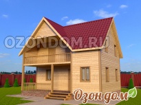 Каркасный дом 6х8 Егорьевск