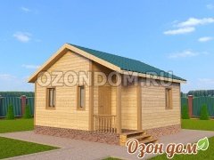 Каркасный дом 6х6 одноэтажный Тосно