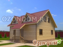 Каркасный дом 8 на 8 Сосновый Бор